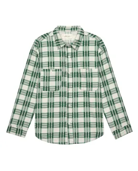 The Harbor Shirt. -- Bright Green Pioneer Plaid