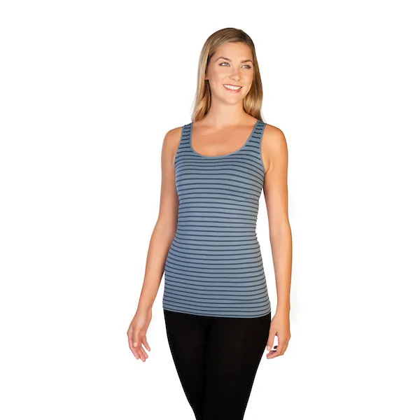 Tonal Stripe Tank Top Top