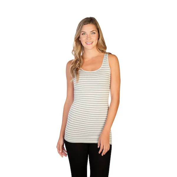 Tonal Stripe Tank Top Top