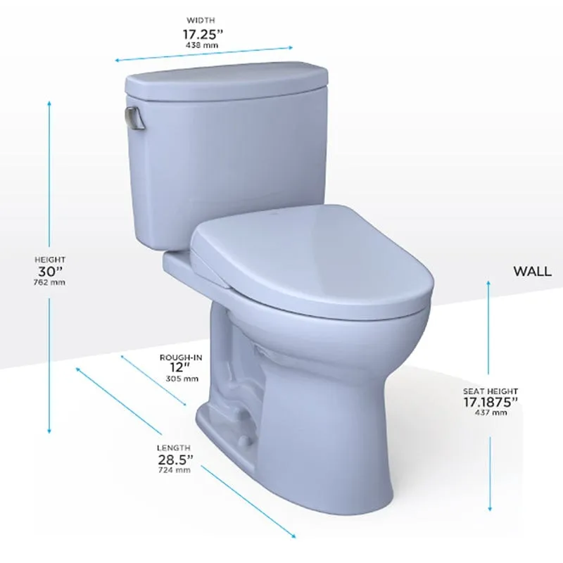 TOTO Drake II Washlet   S7A Two-Piece 1.28 GPF