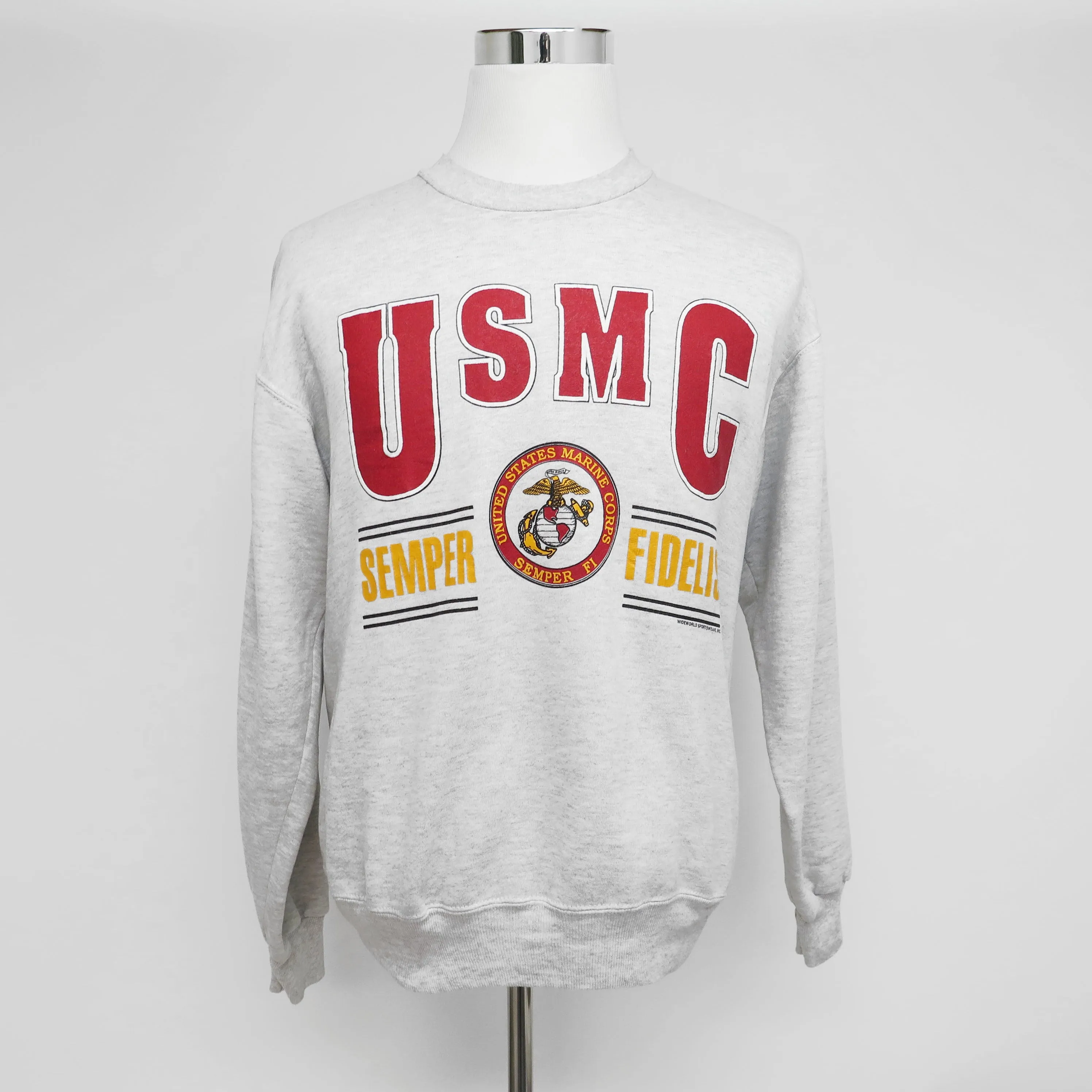 USMC US MARINE CORPS 1980'S SWEATSHIRT SIZE LARGE