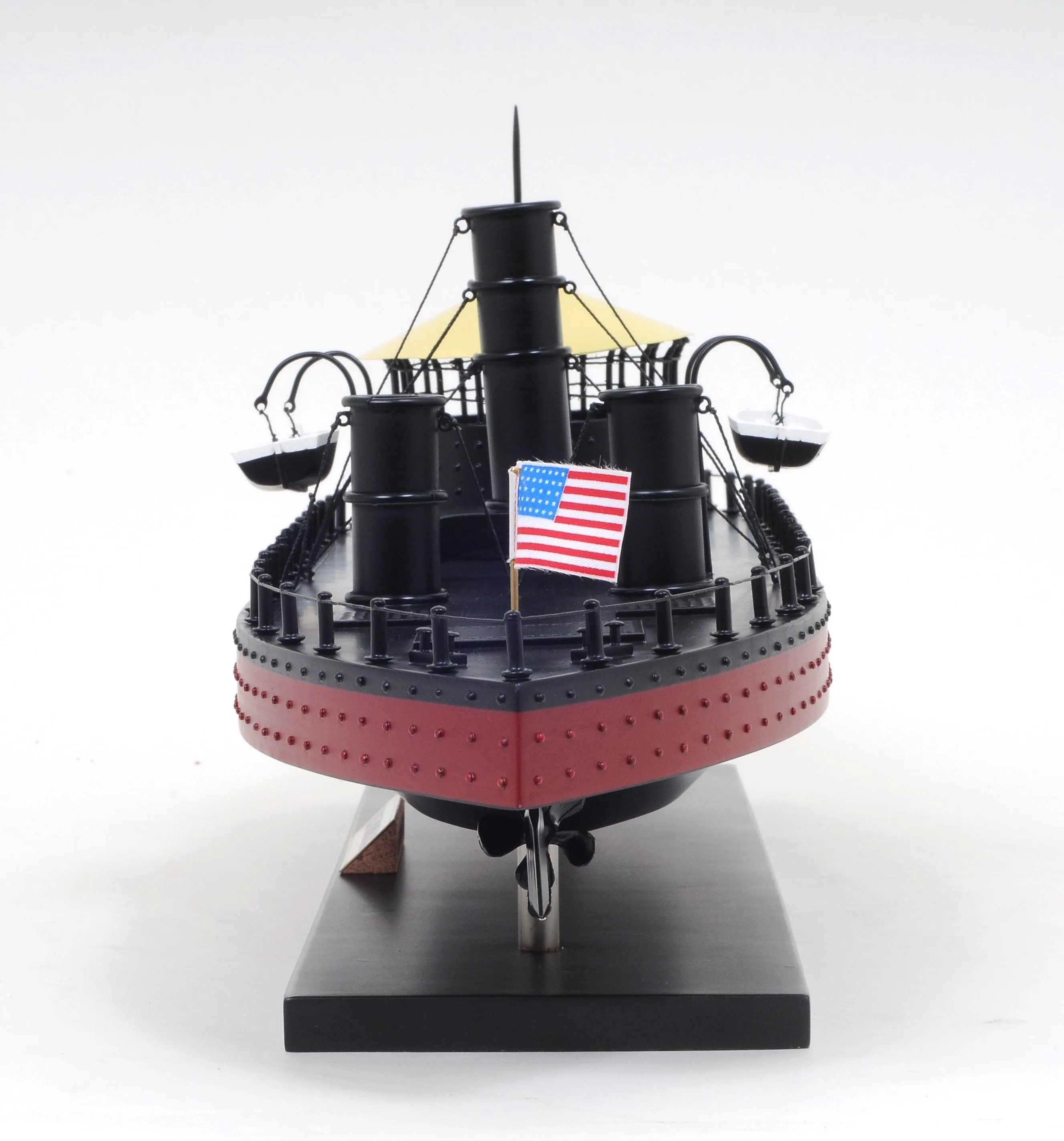 U.S.S. Monitor Ironclad Steam Powered Ship Exclusive Edition Model Assembled