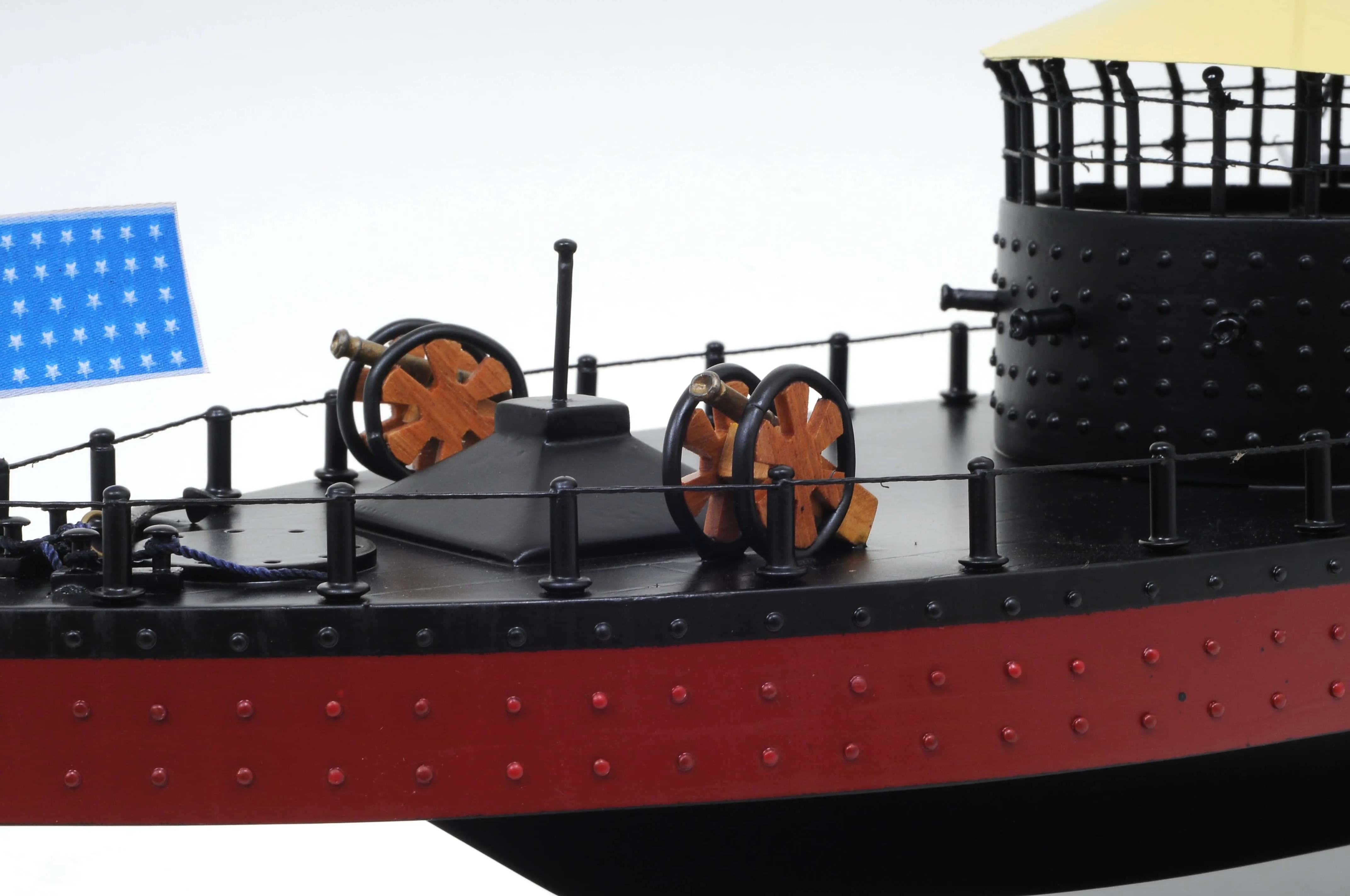 U.S.S. Monitor Ironclad Steam Powered Ship Exclusive Edition Model Assembled