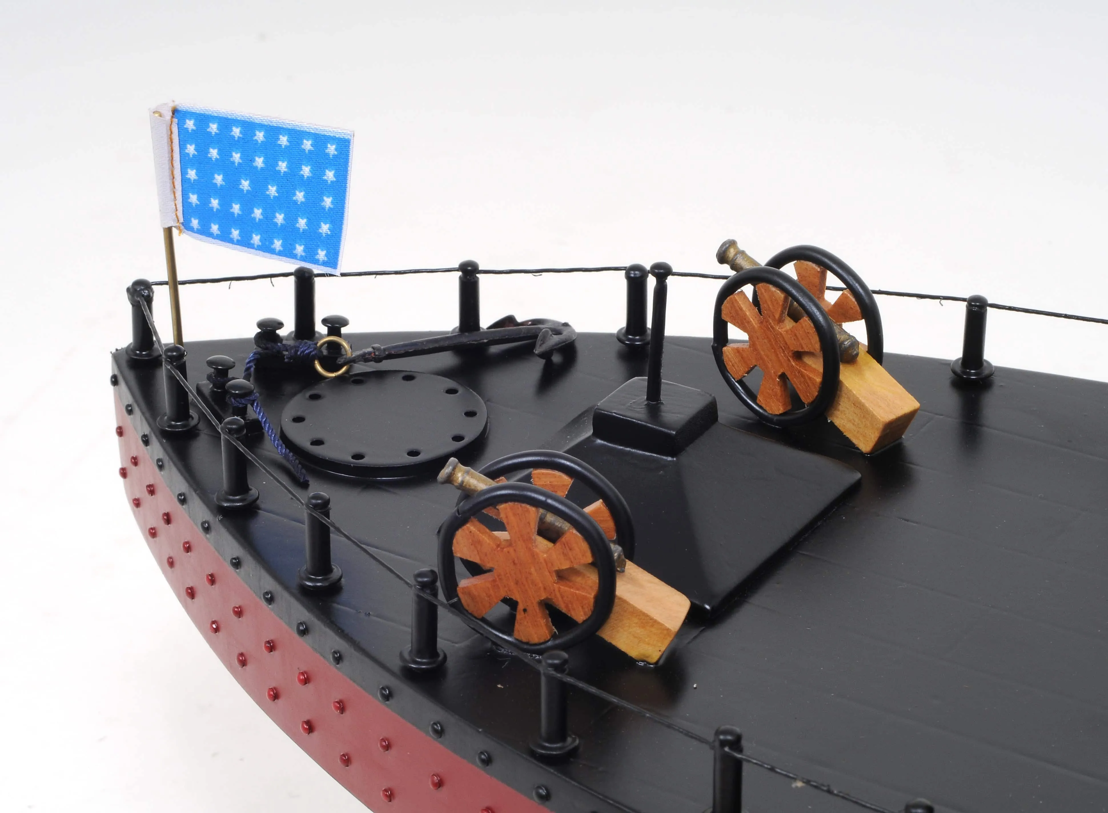 U.S.S. Monitor Ironclad Steam Powered Ship Exclusive Edition Model Assembled
