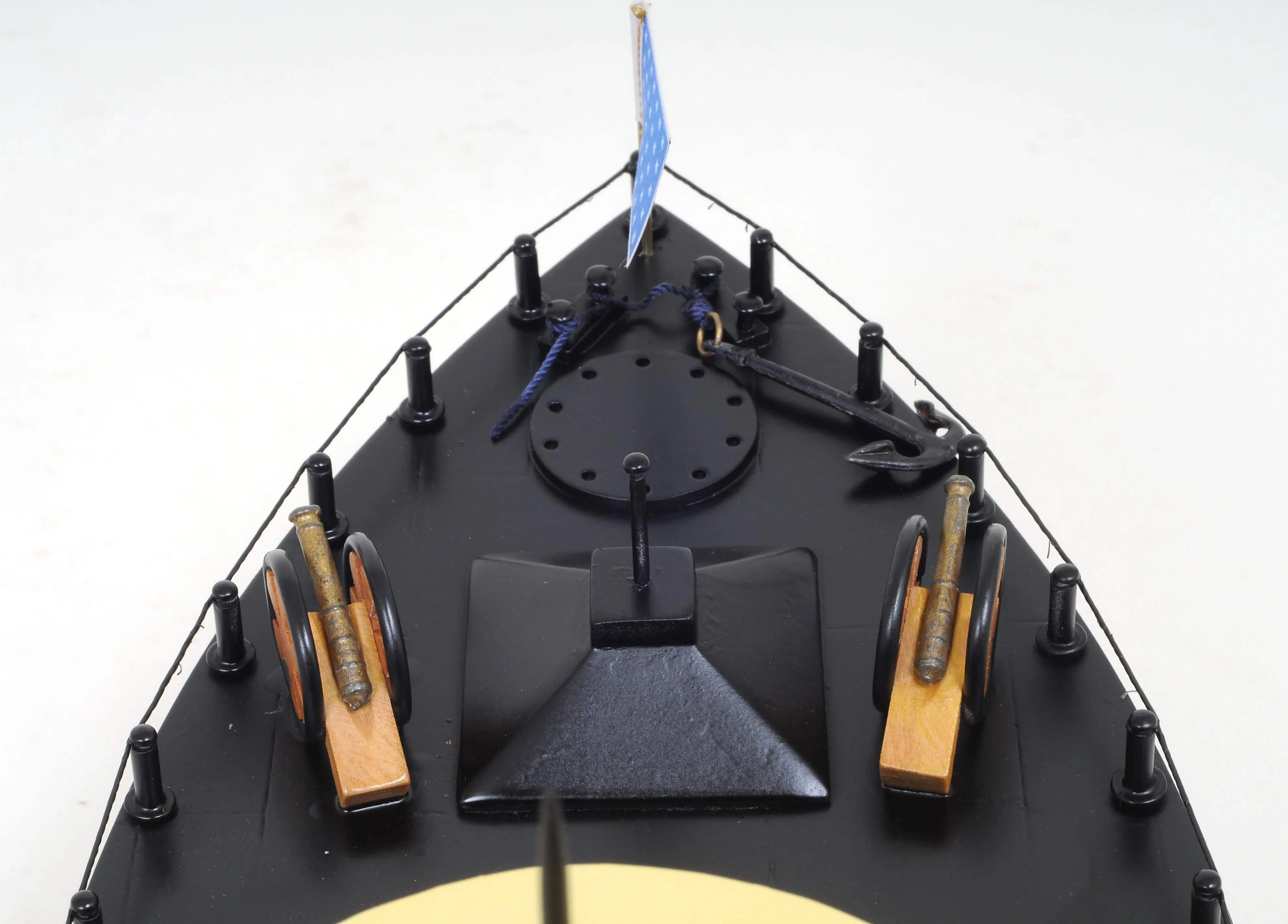 U.S.S. Monitor Ironclad Steam Powered Ship Exclusive Edition Model Assembled