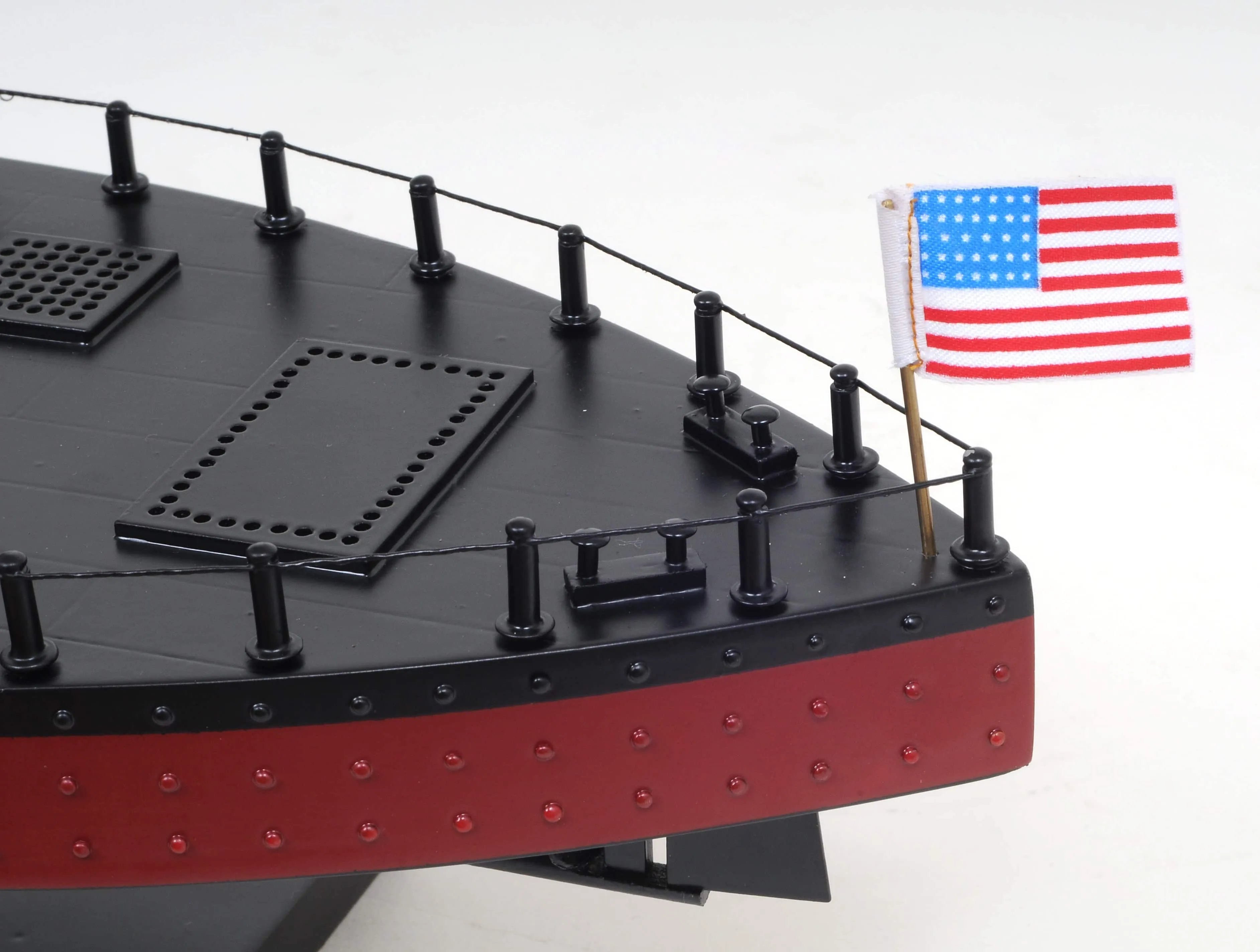 U.S.S. Monitor Ironclad Steam Powered Ship Exclusive Edition Model Assembled