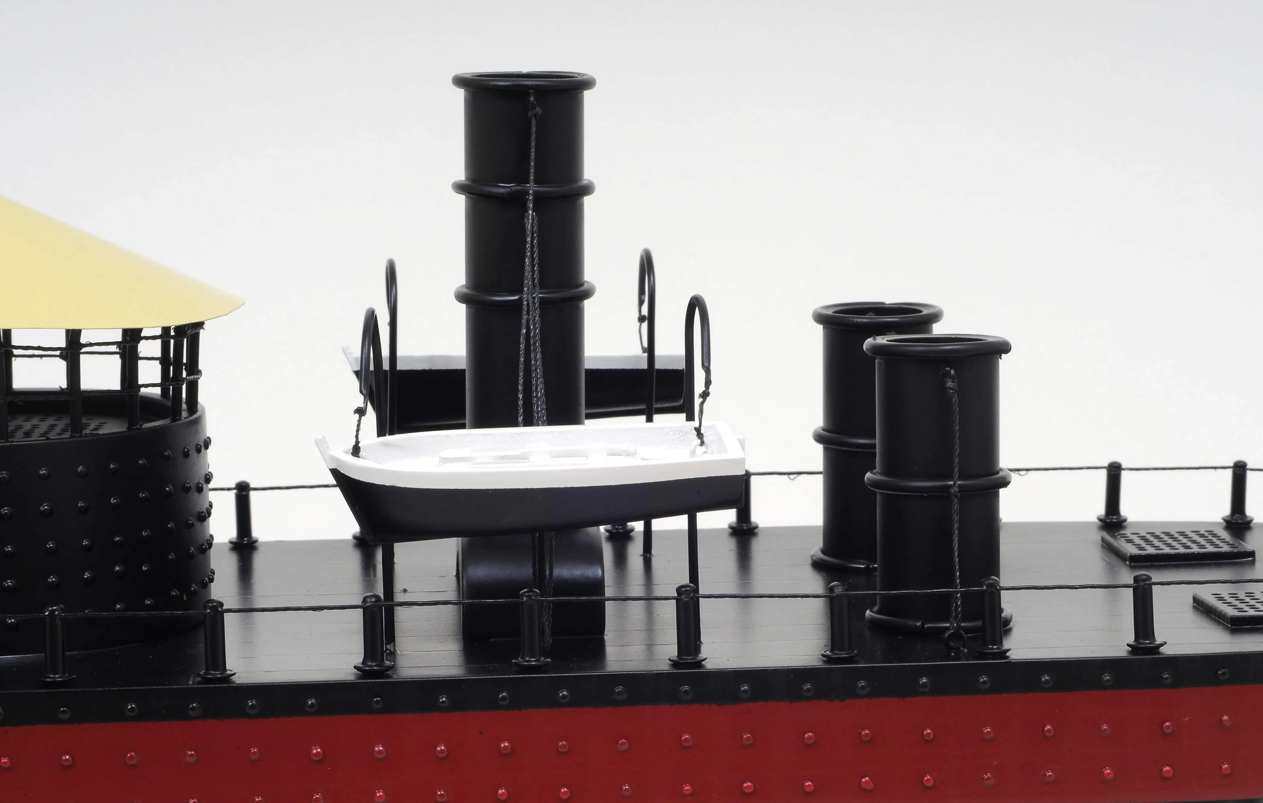 U.S.S. Monitor Ironclad Steam Powered Ship Exclusive Edition Model Assembled