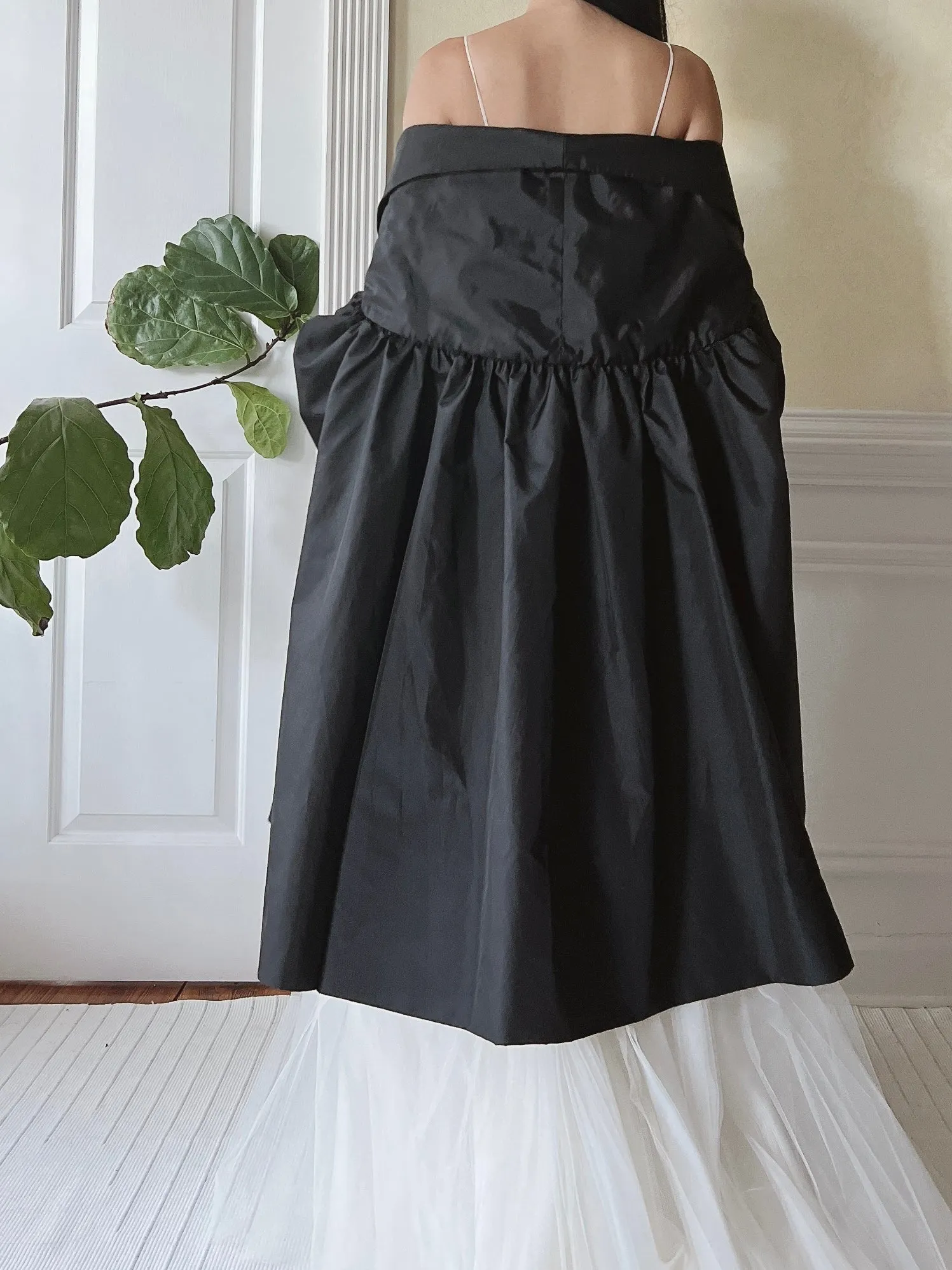 Vintage Silk Taffeta Opera Coat - OSFM