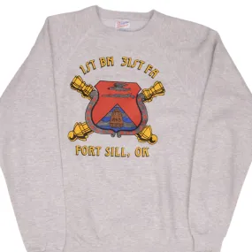 VINTAGE US ARMY 1ST BN 31TH FA FORT STILL OK SWEATSHIRT 1990S XL MADE IN USA