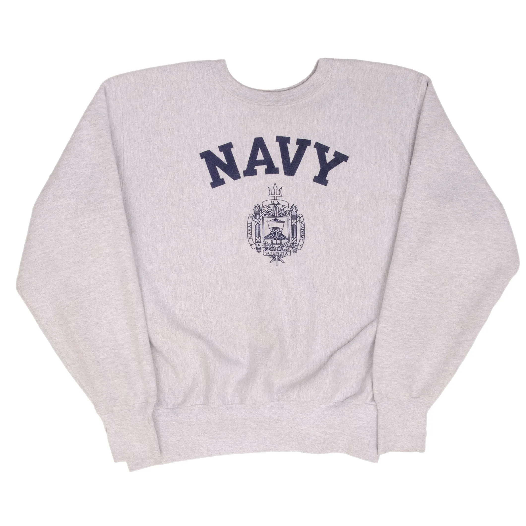 VINTAGE USN US NAVY HEAVYWEIGHT SWEATSHIRT SIZE MEDIUM MADE IN USA